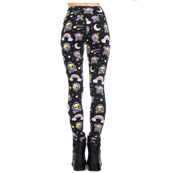 Killstar Not Cute Leggings NWT SOLD OUT Online - Picture 4 of 4